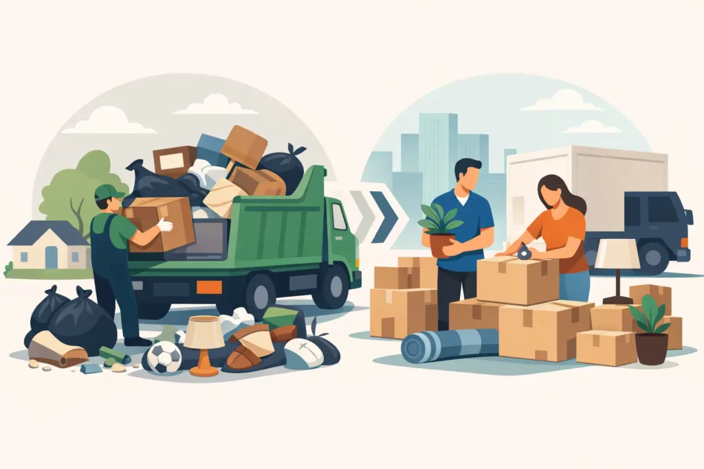 Junk Removal Before Moving Saves Time