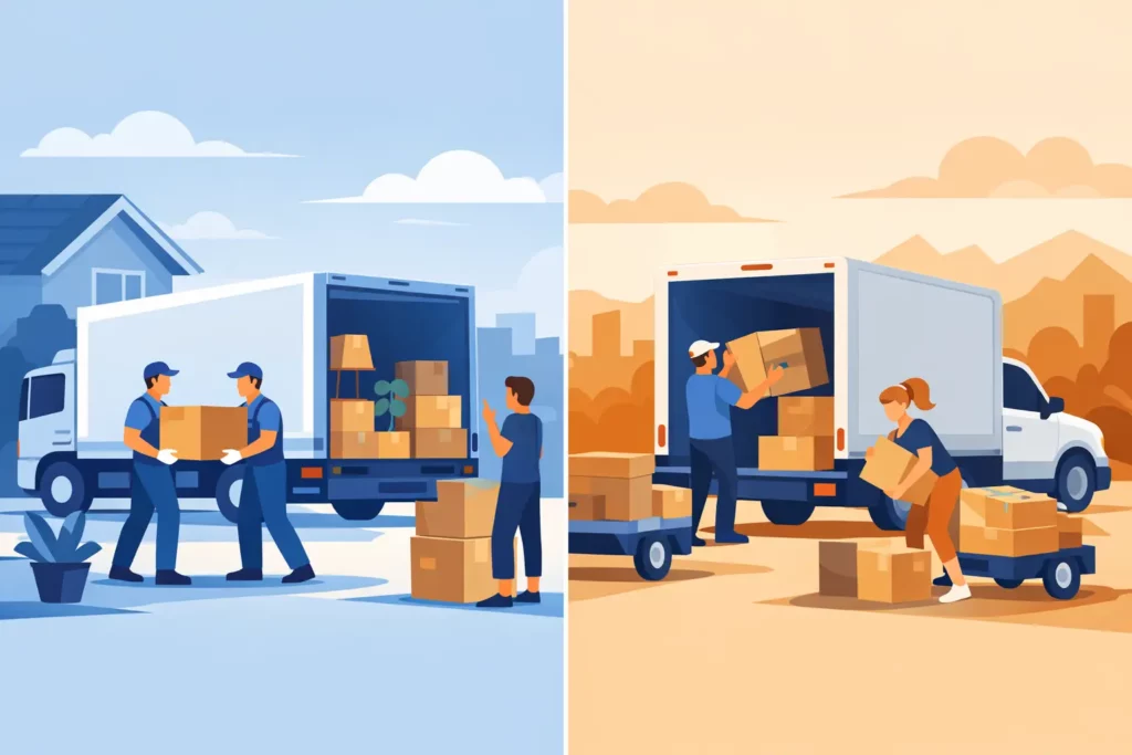 Full Service Movers vs Truck Rental