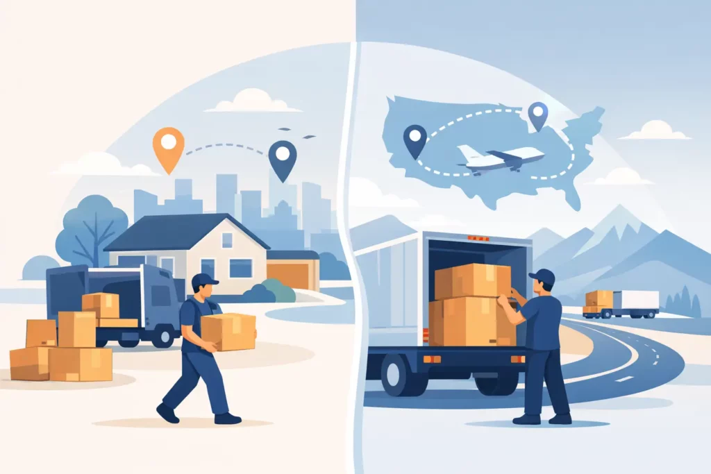 Local vs Long Distance Movers Explained