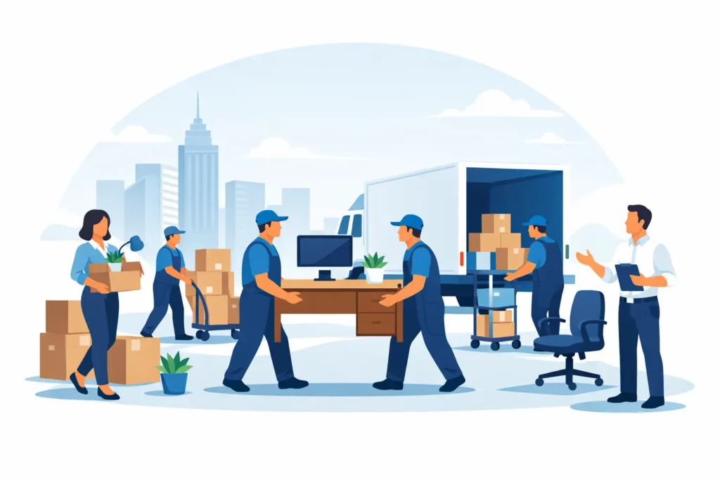 Small Office Movers Arlington Can Keep Work Moving