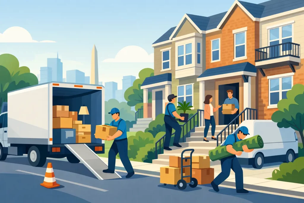Arlington Movers for Townhomes and Tight Access