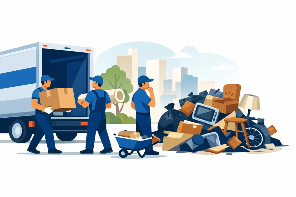 Can Movers Remove Junk? What to Know First