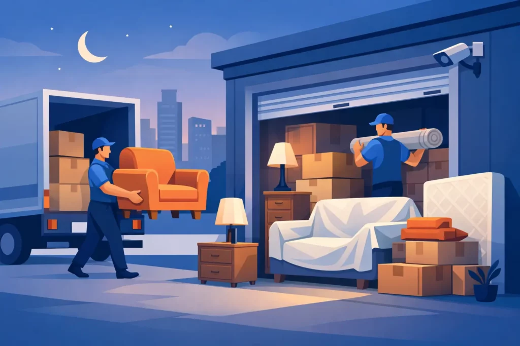 Can Movers Store Furniture Overnight? What to Ask