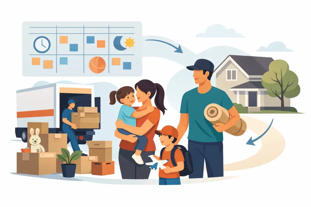 How to Move With Kids Without Losing Your Routine