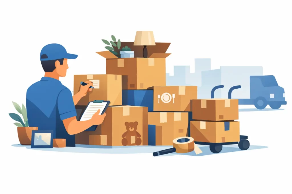 How to Label Moving Boxes for an Easier Move
