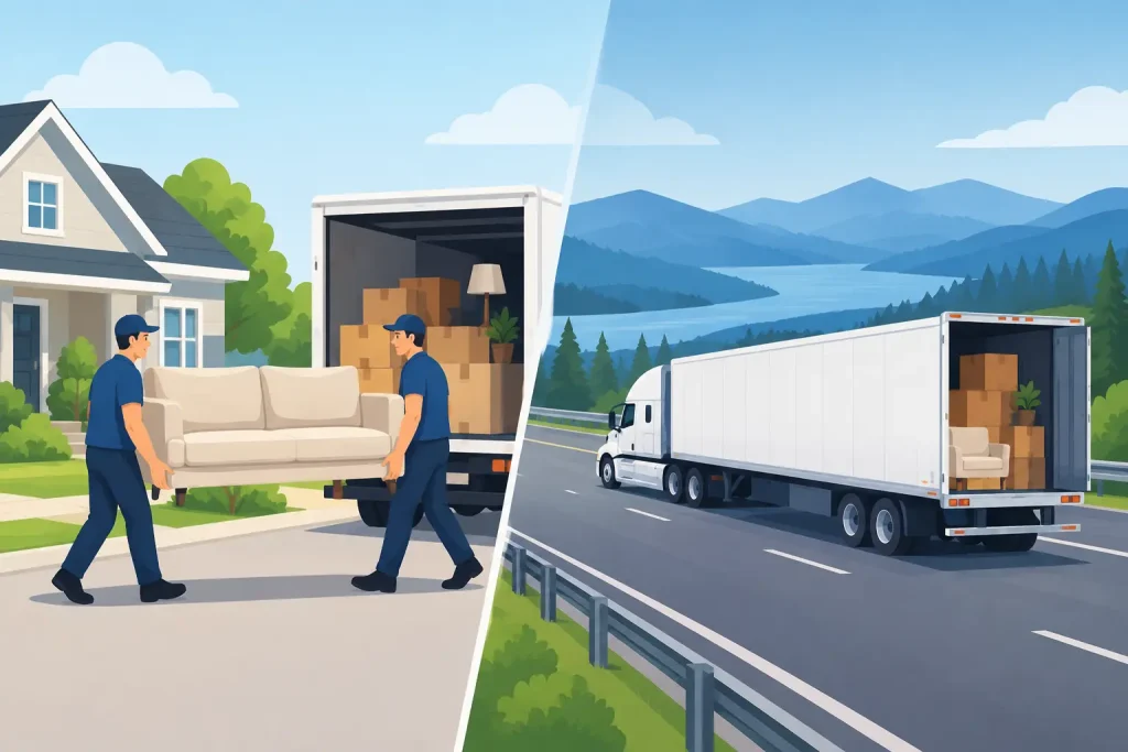 Local Versus Interstate Movers: What Changes?
